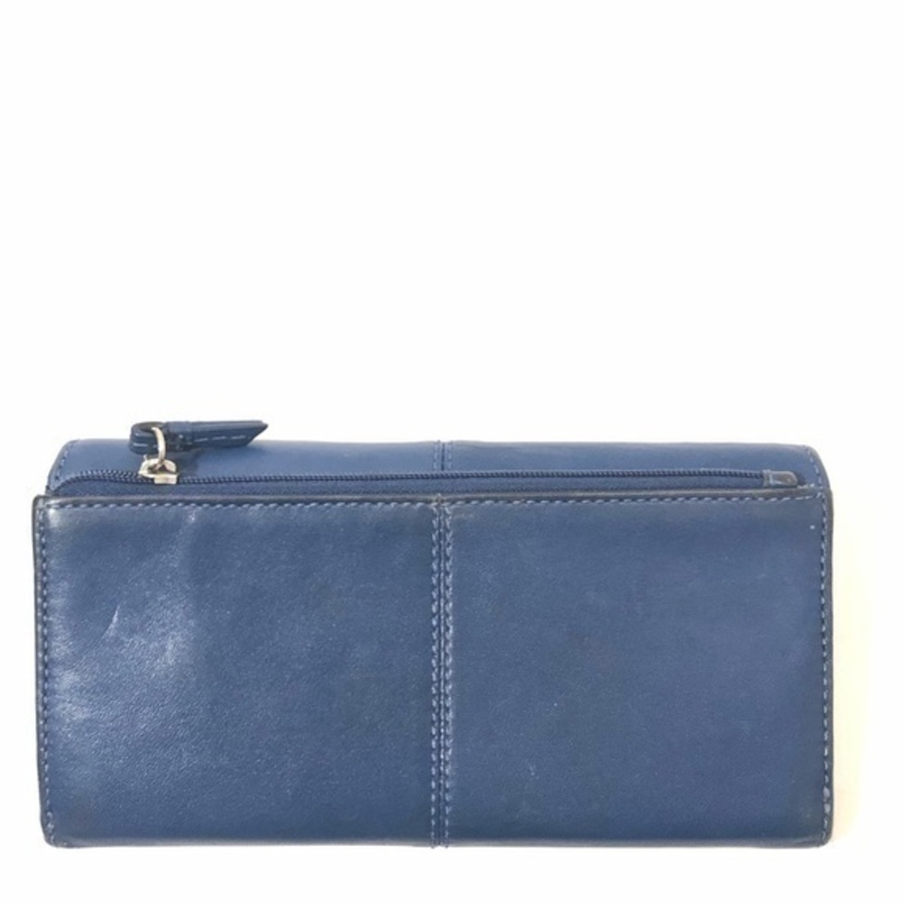 Coach Ashley blue leather checkbook wallet - Picture 10 of 13